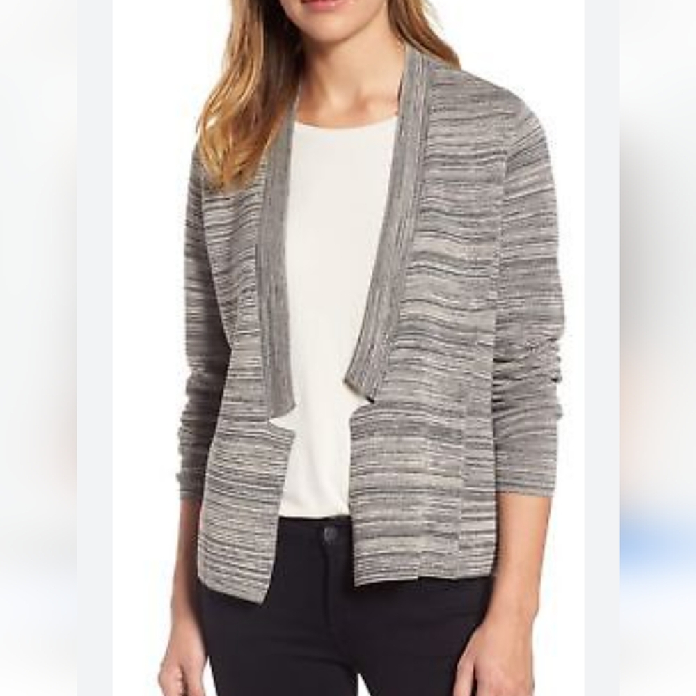 - Eileen Fisher high quality Lyocel/tencel/organic cotton  open front cardigan